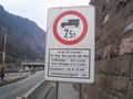 Noční zákaz pro kamiony - Austria Tirol truck restriction